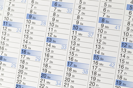 Bild vom Terminkalender