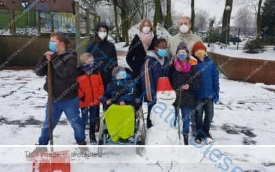 Der erste Schnee rockt die Schule